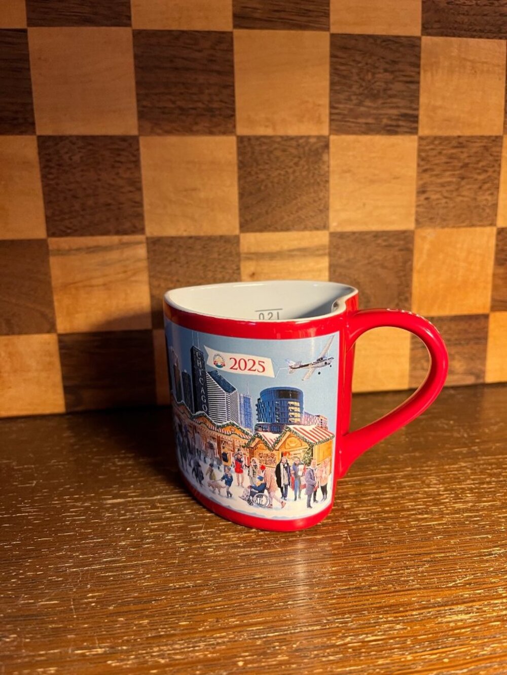 German Heart Shaped ChristKindlMarket Chicago 2025 Mug A996